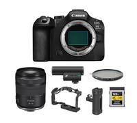 CANON EOS R6 MARK III + Kit vidéo (RF 28-70mm + Cage + poignée Smallrig + Micro MKE + Carte 128Go + Filtre NDX)