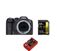 Canon EOS R7 Body+Kingma 2400mAh battery (Canon LP-E6NH)+Lexar Professional 64GB SDXC 1800x UHS-II memory card