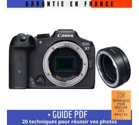 Canon EOS R7 + Canon EF-EOS R + Guide PDF 20 techniques pour réussir vos photos