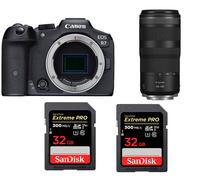 Canon EOS R7+Canon RF 100-400mm f5.6-8 IS USM+2SanDisk 32GB Extreme Pro SDHC USH-II 4K U3 300MB/s