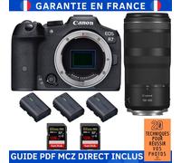 Canon EOS R7 + RF 100-400mm IS + 2 SanDisk 128GB Extreme PRO UHS-II SDXC 300 MB/s + 3 Canon LP-E6NH + Guide PDF MCZ DIRECT '20 TECHNIQUES POUR RÉUSSIR VOS PHOTOS