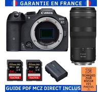 Canon EOS R7 + RF 100-400mm IS + 2 SanDisk 64GB Extreme PRO UHS-II SDXC 300 MB/s + 1 Canon LP-E6NH + Guide PDF MCZ DIRECT '20 TECHNIQUES POUR RÉUSSIR VOS PHOTOS