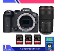 Canon EOS R7 + RF 100mm F2.8 L Macro IS USM + 3 SanDisk 32GB Extreme PRO UHS-II SDXC 300 MB/s + Ebook 'Devenez Un Super Photographe' - Hybride Canon