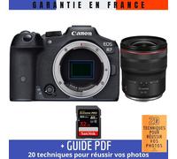 Canon EOS R7 + RF 14-35mm F4 L IS USM + 1 SanDisk 32GB Extreme PRO UHS-II SDXC 300 MB/s + Guide PDF ""20 techniques pour r?ussir vos photos
