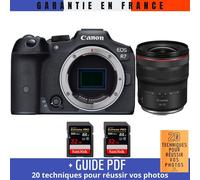 Canon EOS R7 + RF 14-35mm F4 L IS USM + 2 SanDisk 32GB Extreme PRO UHS-II SDXC 300 MB/s + Guide PDF ""20 techniques pour r?ussir vos photos