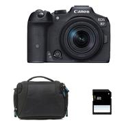 Canon Appareil photo hybride EOS R7 + RF-S 18-150mm F3.5-6.3 IS STM – Sac + Carte SD 8 Go