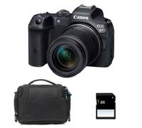 Canon Appareil photo hybride EOS R7 + RF-S 18-150mm F3.5-6.3 IS STM – Sac + Carte SD 8 Go