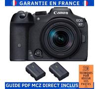 Canon EOS R7 + RF-S 18-150mm STM + 2 Canon LP-E6NH + Guide PDF MCZ DIRECT '20 TECHNIQUES POUR RÉUSSIR VOS PHOTOS