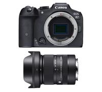 Canon Appareil photo hybride EOS R7 + objectif Sigma 18-50mm f/2.8 DC DN Contemporary