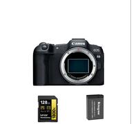 CANON EOS R8 Boîtier +Batterie Kingma 1040mAh (Canon LP-E17)+Carte mémoire SDXC Lexar 64 Go Professional 1800x UHS-II
