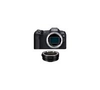 Canon EOS R8 - Corps + Adaptateur EF-EOS R - Appareil photo hybride plein format léger, capteur de 24,2 MP, 4K60p 10 bits, AF rapide