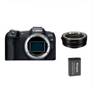 Canon EOS R8 Corps+Adaptateur pour monture EF-EOS R+Batterie Kingma 1040mAh (Canon LP-E17)