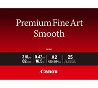 Accessoires photo Canon Premium Fine Art FA-SM2 - Lisse - 16,5 millièmes de pouce - A2 (420 x 594 mm) - 310 g/m² - 82 lbs - 25 feuille(s) papier photo - pour imagePROGRAF