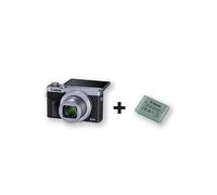 Canon Appareil photo compact PowerShot G7X Mark III pour vlogging + 2e batterie Argent