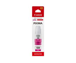 Canon GI-50 M Encre Magenta à Pigments, Haut Rendement 7700 pages, 3404C001, pour PIXMA G6050 & G5050, Fabriquée au Japon