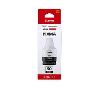 Canon GI-50 PGBK Bouteille d'encre noire à pigments, Haut Rendement 6000 pages, Compatible PIXMA G6050/G5050/GM2050, Ref: 3386C001
