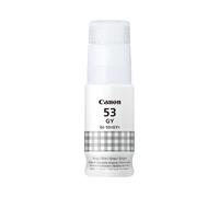 Canon GI-53GY Bouteille d'Encre Grise 60ml Dye-Based pour PIXMA G650/G550, Jet d'Encre, Originale, Fabriquée au Japon - Réf: 4708C001