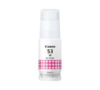 Canon GI-53M Bouteille d'encre magenta 60ml pour imprimantes PIXMA G650 et G550, encre à base de colorants, technologie jet d'encre, fabriqué au Japon.
