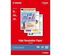 CANON HR-101 high resolution papier inkjet 110g/m2 A4 200 feuilles pack de 1