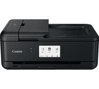 Canon PIXMA TS9550a Imprimante Multifonction Jet d’Encre Couleur Format A3 et A4 (5 encres séparées, WiFi, LAN, 2 chargeurs de Papier, Impression Recto Verso) Noir
