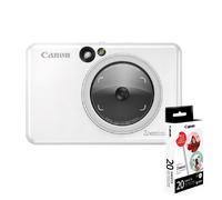 Canon Instant Zumini S2 Blanc Perle + Paquet de Papier | ✅ Livraison gratuite à partir de 100 €