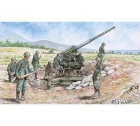 CANON ITALIEN 90/53 AVEC ÉQUIPAGE ITALERI WWII 1:72. COD.6122