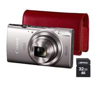 Canon - Ixus 285 HS Argent + étui Canon + carte 32 Go