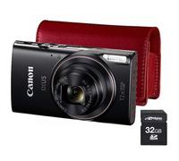 Canon - Ixus 285 HS Noir + étui Canon + carte 32 Go