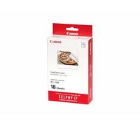 Canon Jeu d'encre couleur et de papier autocollant au format 54 x 86 mm KC-18IF, 18 feuilles