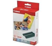 Canon Jeu d'encre couleur et de papier au format 54 x 86 mm KP-36IP, 36 feuilles