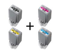 Canon Kit PFI-4100 cartouches d'encre 4 couleurs pour PRO-1100 + Garantie 5 Ans