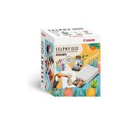 Canon Kit Summer Selphy QX20 Blanc + 1 carnet et 20 tirages inclus 2026