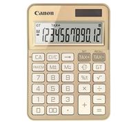 Canon KS-125KB-GD, Scientific Calculator, Suitable for School and Business, Dual Power Battery, Tax Calculations and Grand Total Function, Large Upright Angled Display
