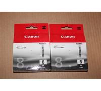 CANON Lot 2 Cartouches Black Noir 8 CLI 8 BK CLI-8BK PIXMA Ip4200 - Pro9000