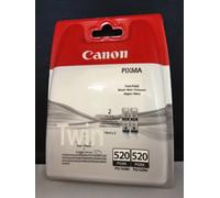 Canon Lot de 2 cartouches d'encre pour Canon Pixma iP3600, iP4600, IP4700, MP540, MP550, MP560, MP620, MP630, MP640, MP980, MP990, MX860, MX870 Noir