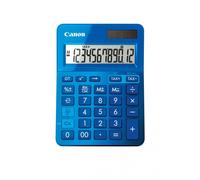 Canon LS-123K - Calculatrice de bureau - 12 chiffres - panneau solaire, pile - bleu métallique