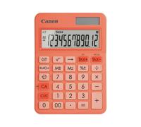 Canon LS-125KB Calculatrice de Bureau 12 Chiffres LCD Alimentation Solaire/Batterie LR44 Orange 106x147x25mm, Arrêt Auto après 7 min. Référence 6819C002