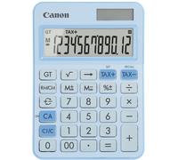 Canon LS-125KB-PBL Calculatrice de poche bleu pastel Ecran: 12 à pile(s), solaire (l x H x P) 106 x 25 x 147 mm