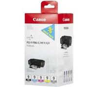 Canon LUCIA Ink Value Pack PGI-9 PBK Multipack - Gris, noir, jaune, cyan, magenta - original - réservoir d'encre - pour PIXMA Pro9500, Pro9500 Mark II G