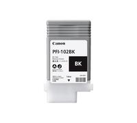 Canon Cartouche d'encre PFI-102BK (PFI102BK) Noir authentique – TVA incluse