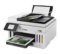Canon MAXIFY GX6150 Imprimante de Bureau Compacte - Imprimante, Scanner et Copieur MegaTank, à Jet d'encre, Couleur, sans Fil, Tout-en-Un, Connectivité Wi-FI, Ethernet et USB