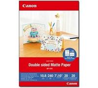 Canon MP-101D - Mat double - 10,8 millièmes de pouce - 177.8 x 254 mm - 240 g/m² - 20 feuille(s) papier photo G