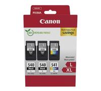 Canon Multipack Cartouches Encre - PG-540L/CL-541XL Cartouches d'encre Authentiques pour imprimante - 3 Pack (2 x Black L, 1 x Colour XL)