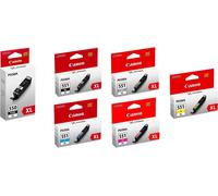 Canon Original PGI-550PGBK/CLI-551 XL Druckerpatronen 6er-Multipack - BK/C/M/Y/GR/BK