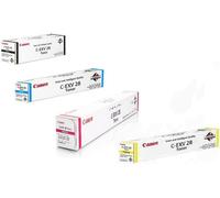 Canon Original Toner C-EXV28 4er-Set schwarz, cyan, magenta, gelb