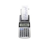 Canon P1-DTSC - Calculatrice avec imprimante - LCD - 12 chiffres - pile, adaptateur CA, pile de sauvegarde mémoire - argent métallique