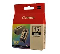 CANON Pack de 2 Cartouche Jet d'Encre Originale BCI-15 Noir