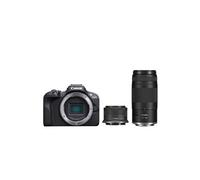 Canon Appareil photo hybride EOS R100 – Kit double zoom RF‑S 18‑45 + RF 75‑300, APS-C, 4K