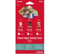 CANON - Pack Papier Photo GP-501, PP-201 II et SG-201 10x15cm (15 feuilles) - Jet d'encre
