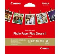 CANON Papier Photo PP-201 Plus Glossy II 265g 13x13cm 20 Feu